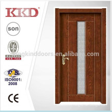 Residence Room Simple Deign Steel Wood Door KJ-709 With Glass From China Top Brand KKD